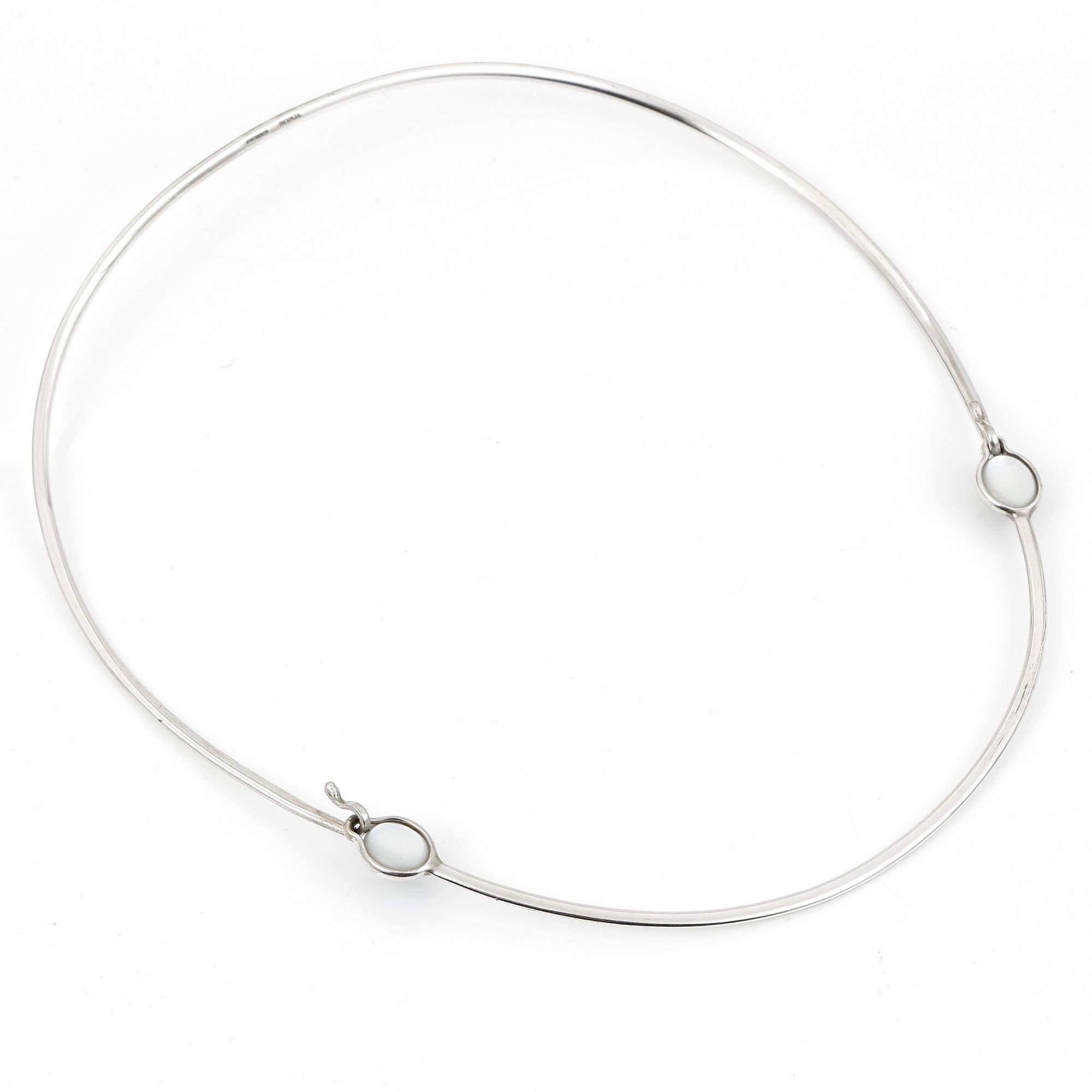 HALSSMYCKE, sterling silver, Vivianna Bülow Hübe, egen verkstad.