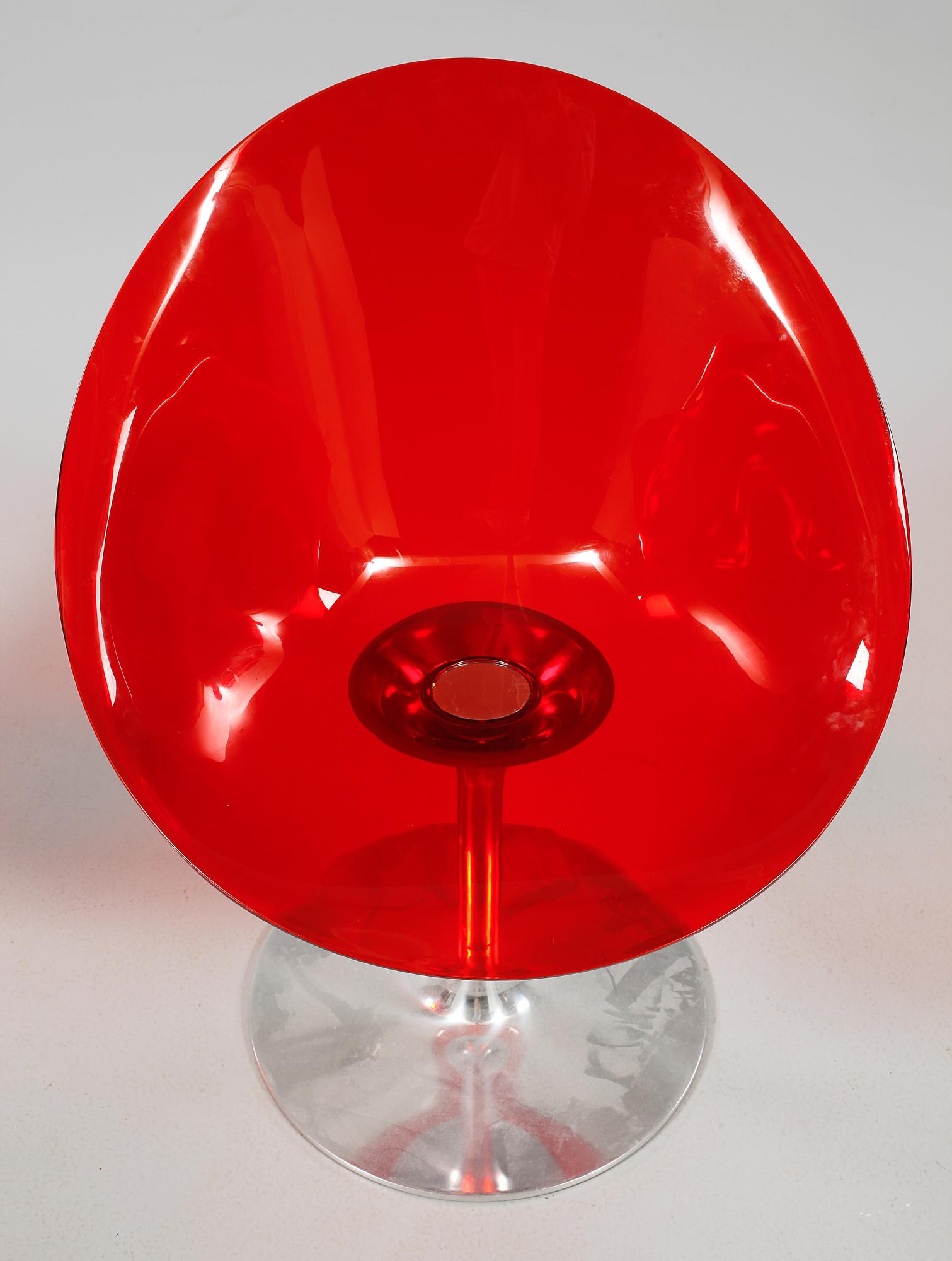 STOLAR, ett par, "Eros", Philippe Starck för Kartell, Italien, 1900-/2000-tal.