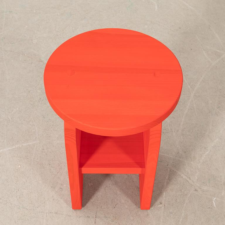 Sami Kallio, stool/table, "Arc", no. 1, prototype, made by Sami.