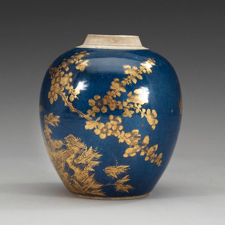 URNA, porslin. Qing dynastin, Qianlong (1736-95).