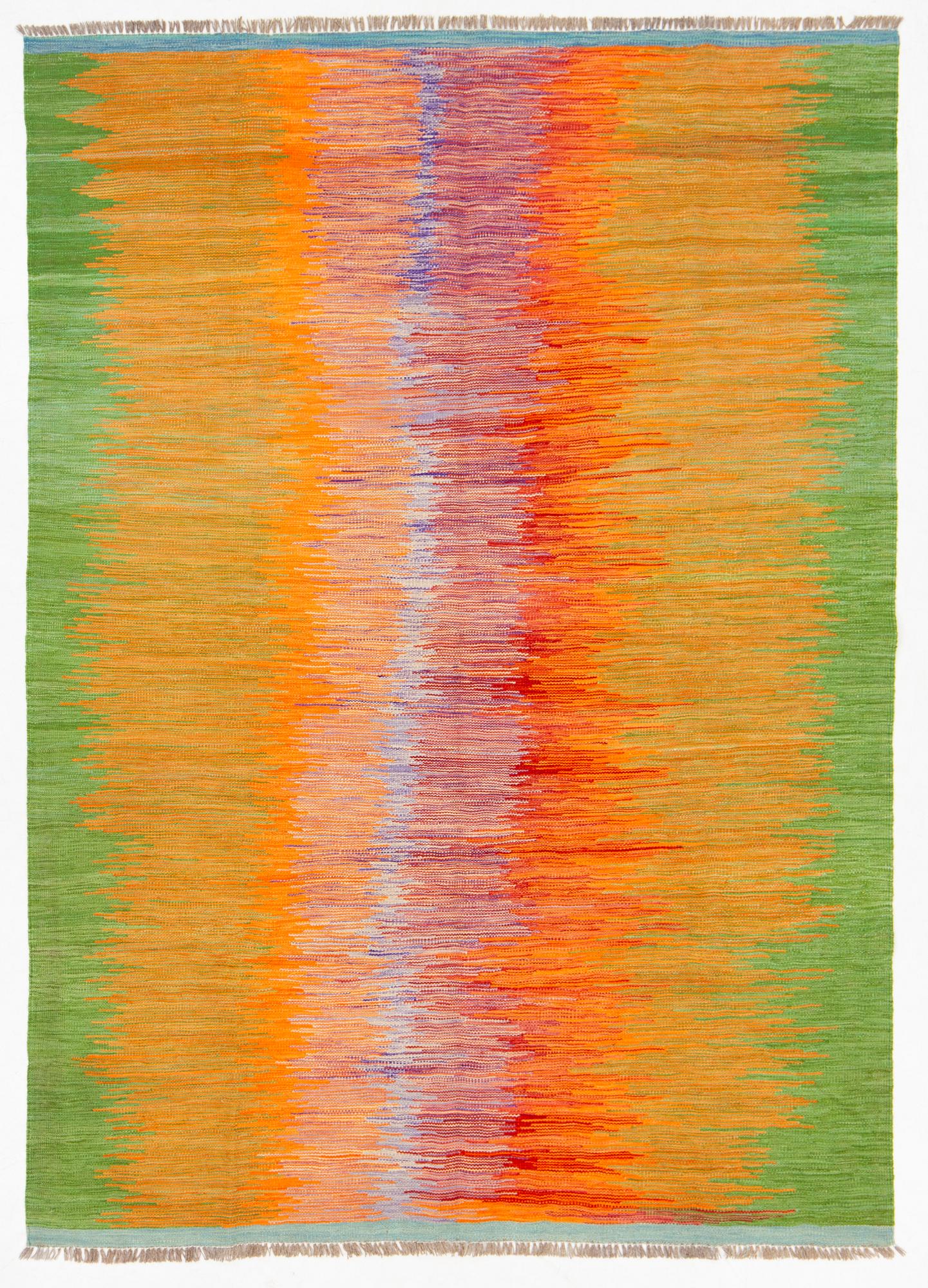 A kilim carpet, ca 253 x 180 cm.