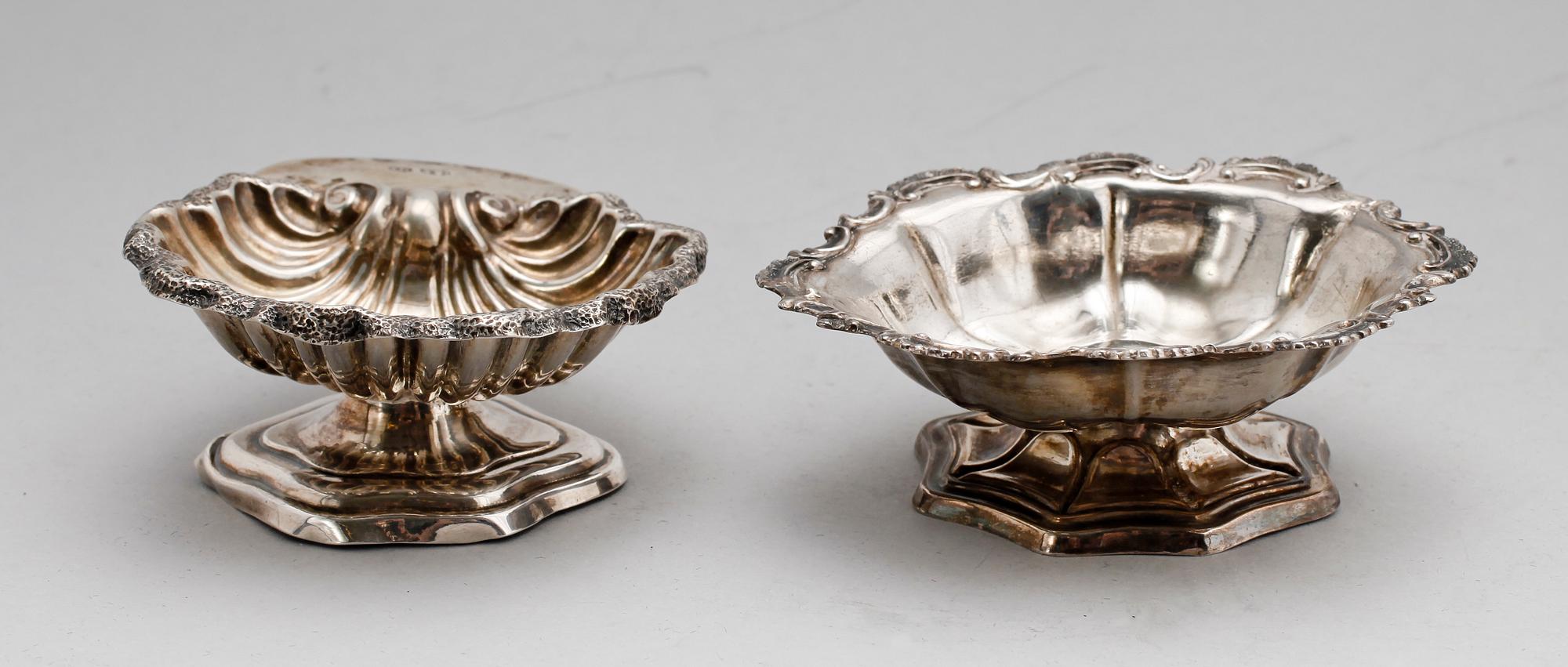 SALTKAR, 2 st, silver, Ryssland, 1800-tal.