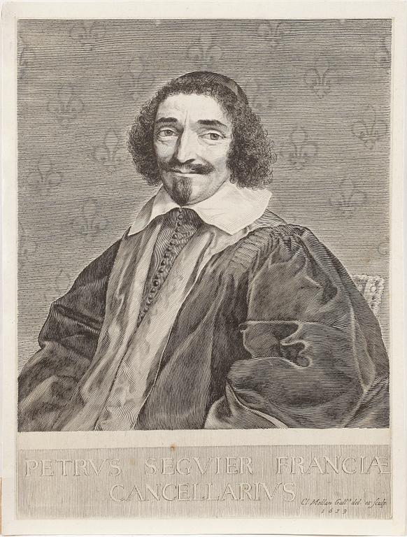 PORTRÄTTGRAVYRER, 8 st, 1600-talets andra hälft.