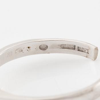 Ring, 18K white gold set with a brilliant-cut diamond, 1.62 ct according to the engraving.