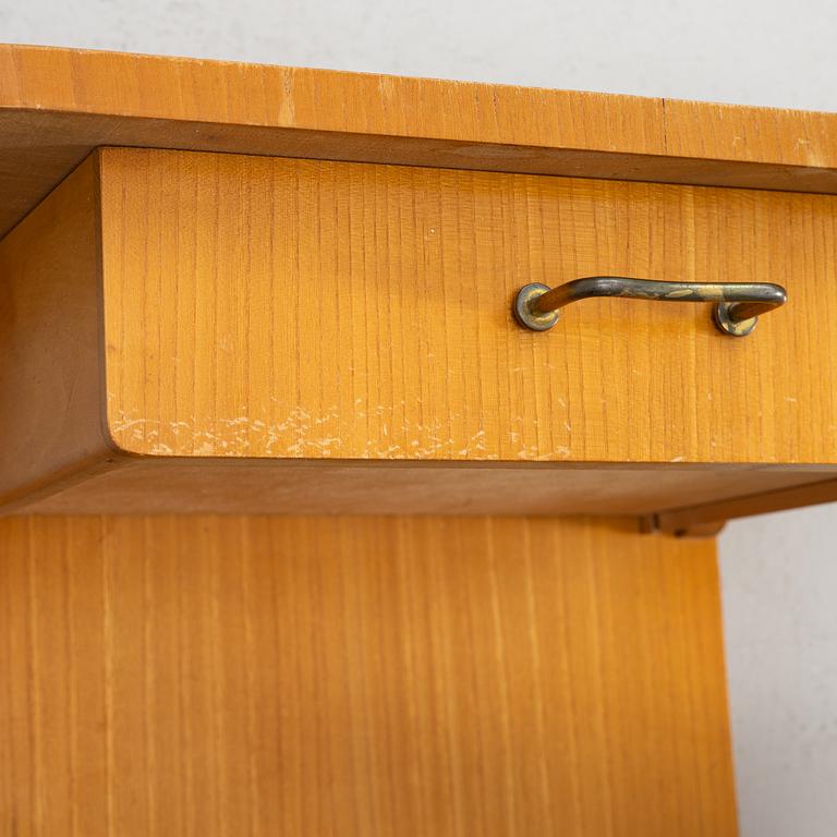 Bedside tables, a pair, wall-mounted, second half of the 20th century.