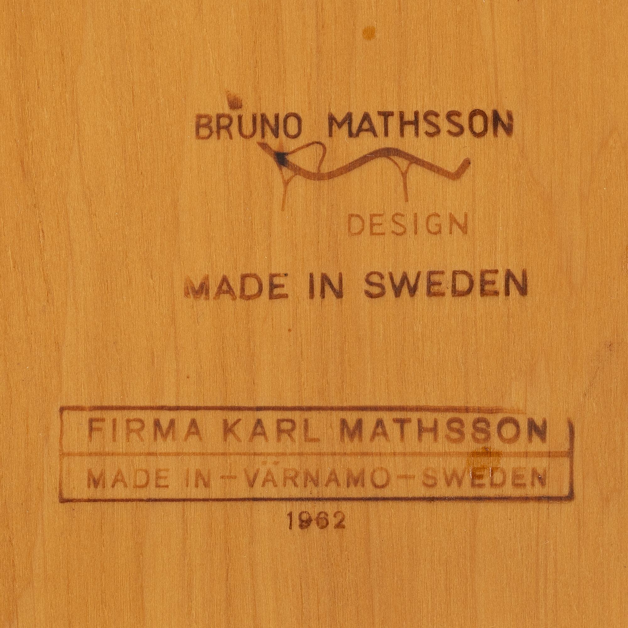 Bruno Mathsson, klaffbord, Firma Karl Mathsson, Värnamo, 1962.