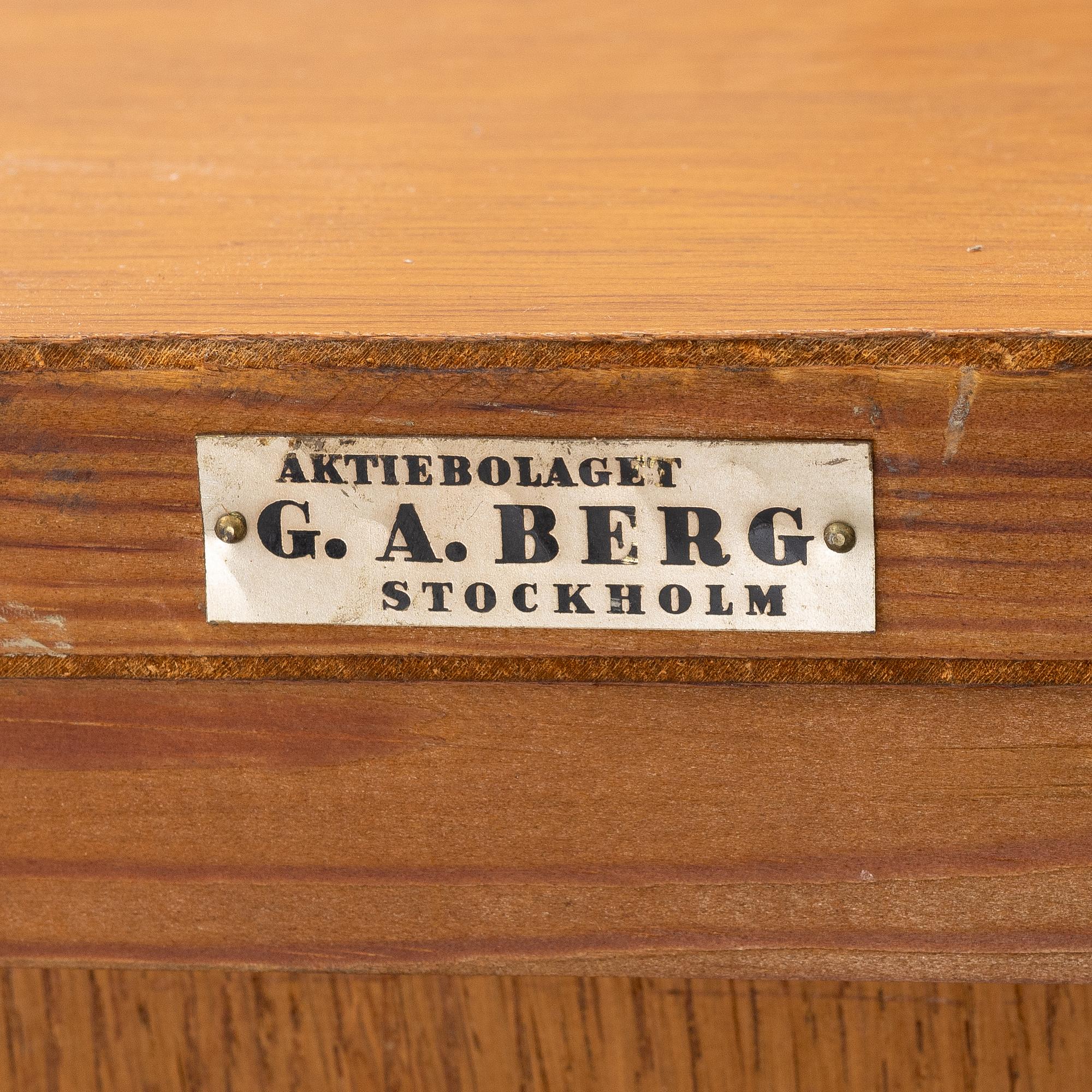 Gustav Axel Berg, bookcase, mid-20th century.