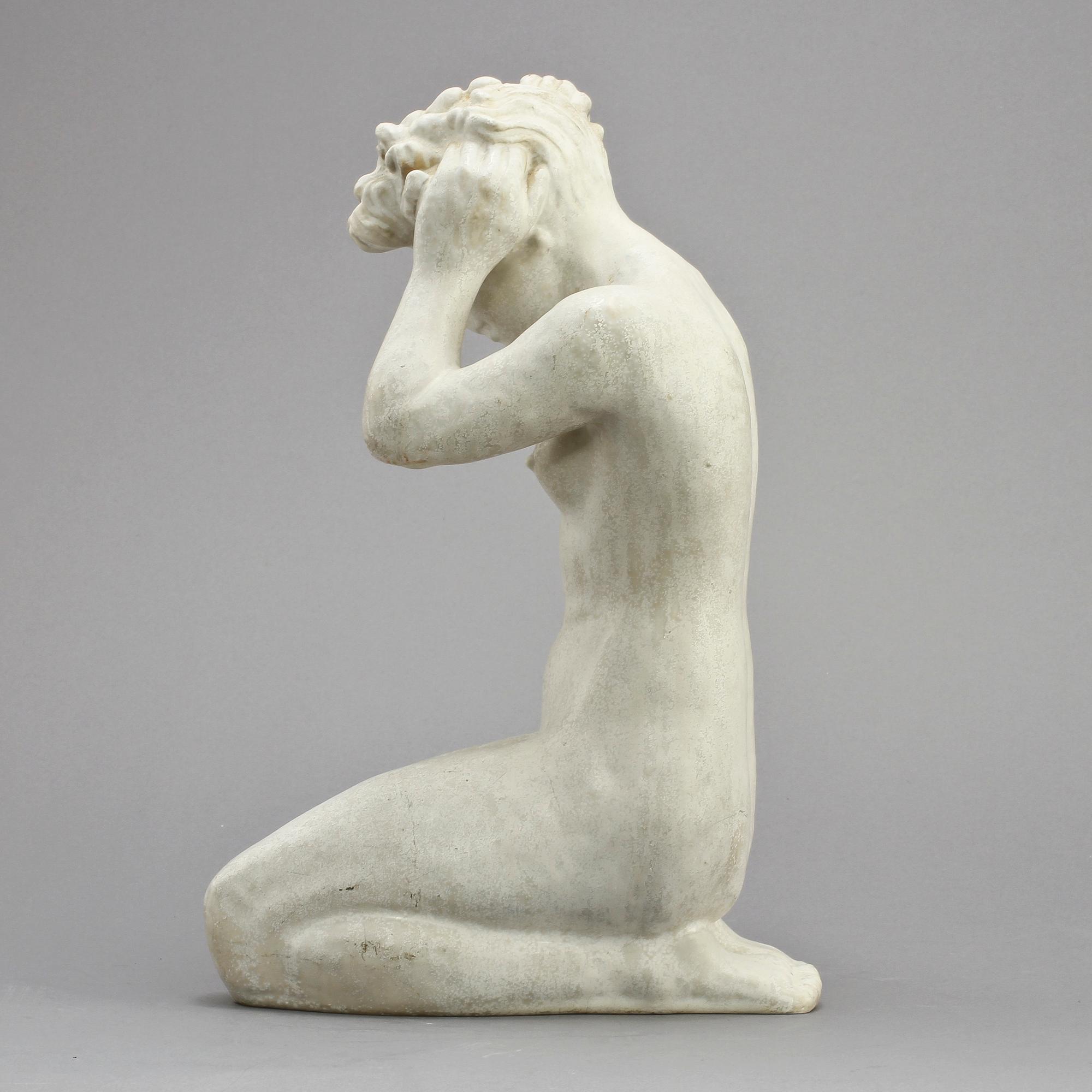 FIGURIN, stengods, Harald Salomon, Rörstrand, 1900-talets mitt.