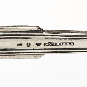 Gustaf Möllenborg, Soppslev, silver, Stockholm 1845.