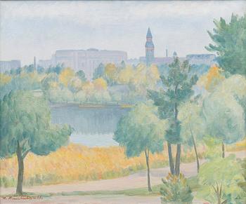 VÄINÖ NUUTTILA, oil on canvas, signed and dated -51.