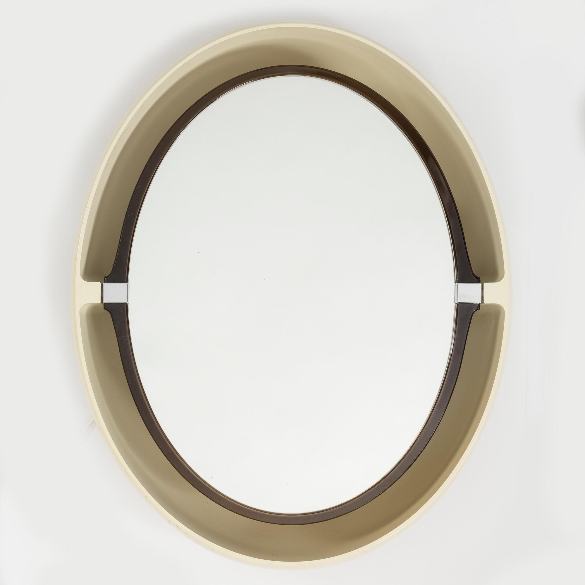 BADRUMSSKÅP SAMT SPEGEL, bland annat "Castore", Carrara & Matta, Torino, Italien, 1900-talets mitt.