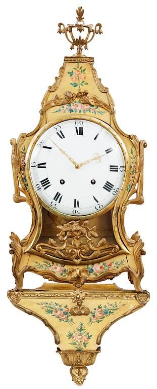 A Swiss 18th Century Rococo bracket clock.