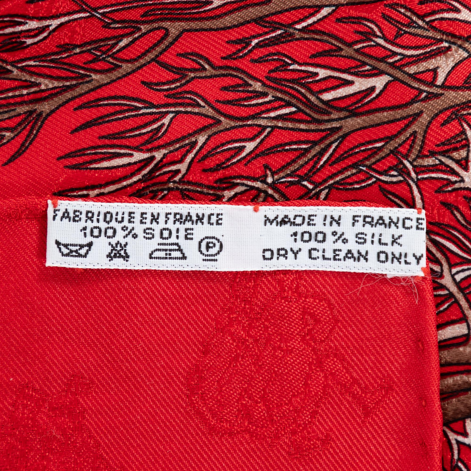 Hermès, scarf, "Joies d'Hiver".