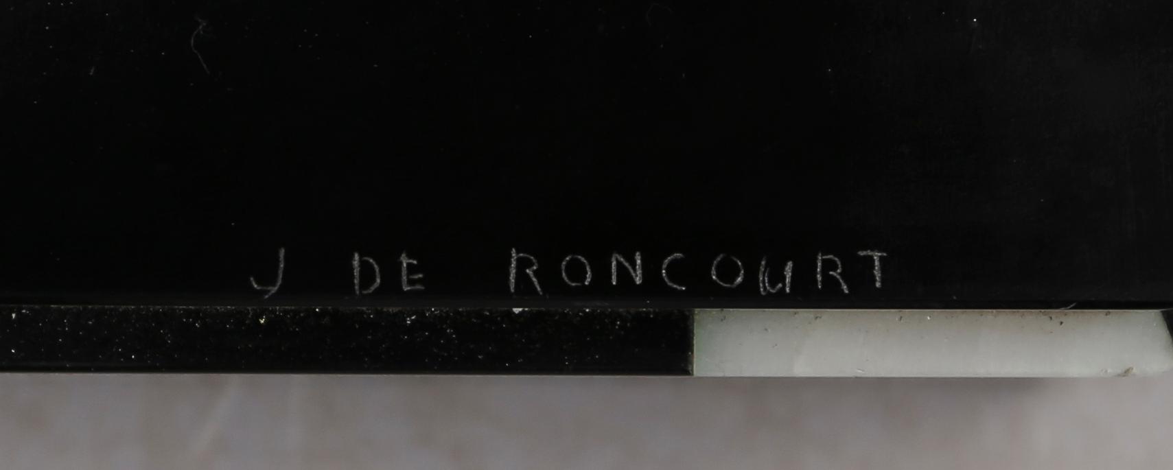 SKULPTUR, brons, art déco, signerad J de Roncourt.