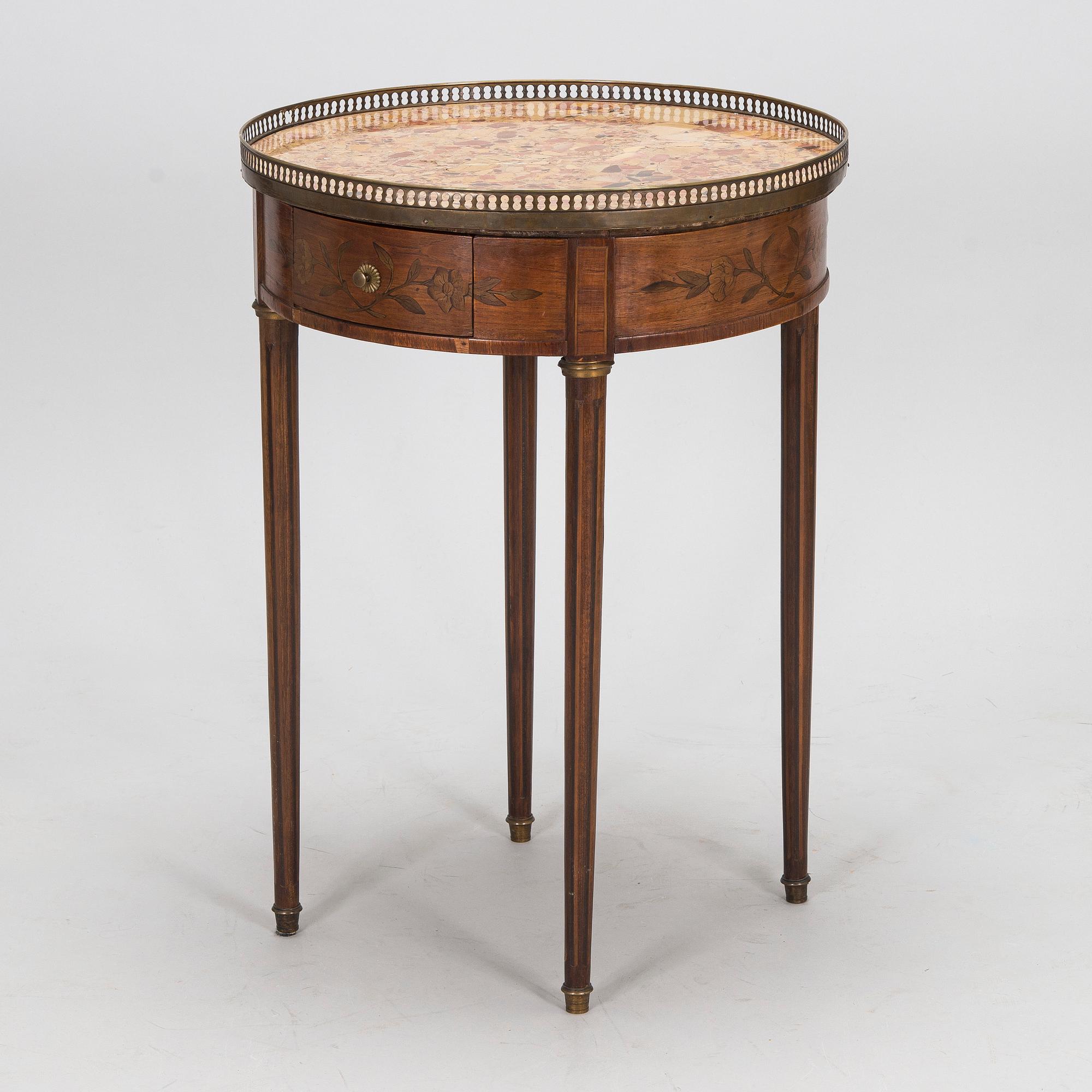 Sidobord, Mellaneuropa, 1800-talets slut.