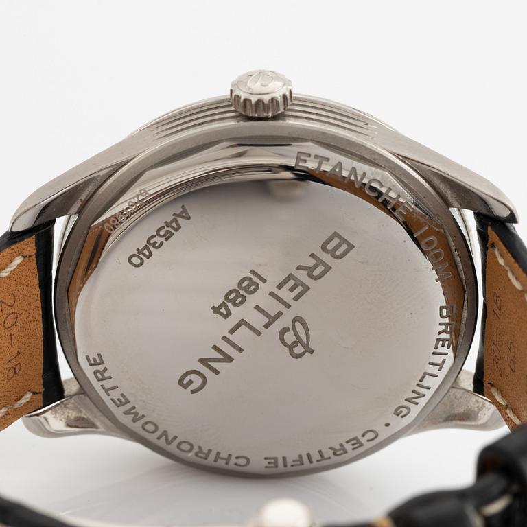 Breitling, Premier, Day & Date, wristwatch, 40 mm.
