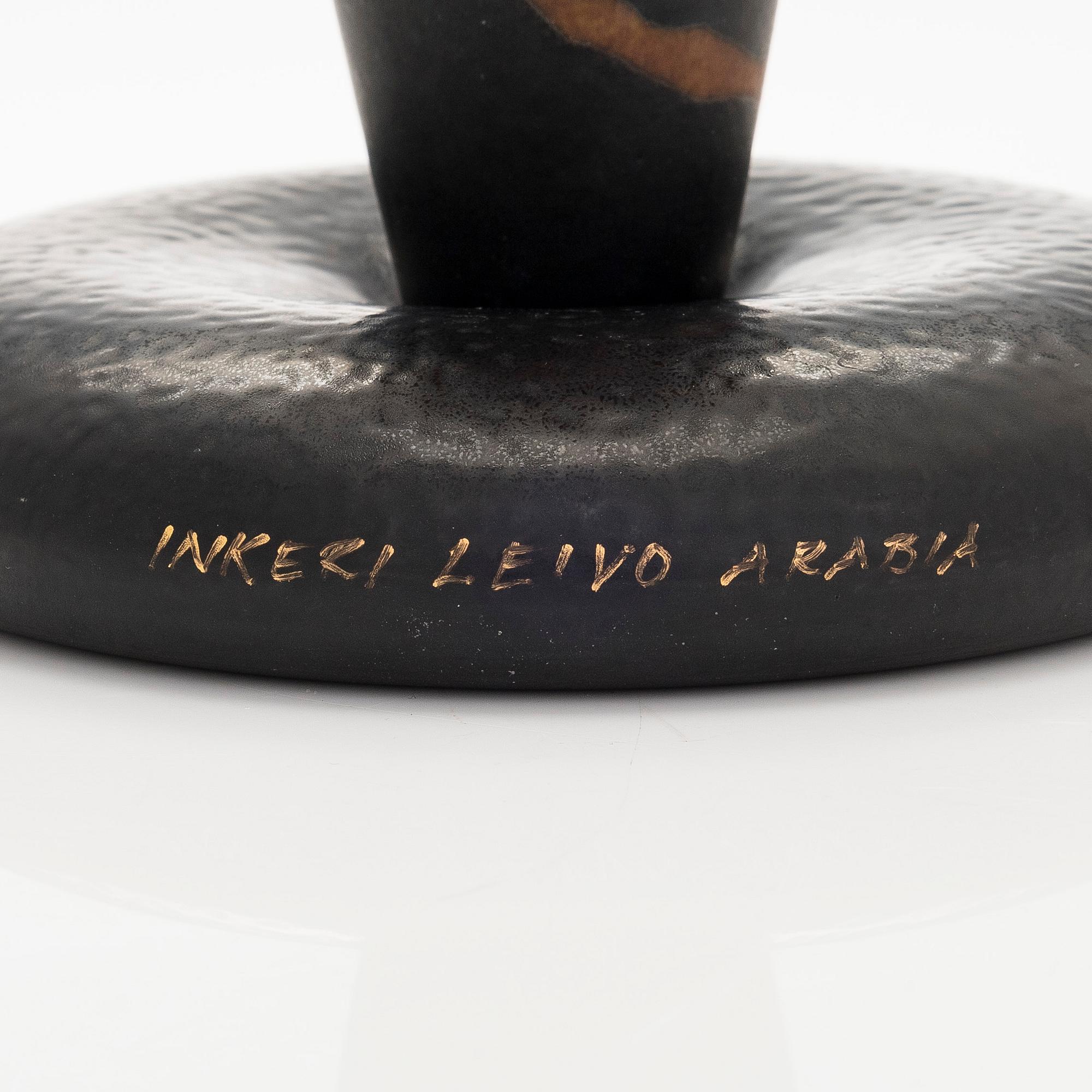 Inkeri Leivo, a ceramic vase "Capella" signed Inkeri Leivo Arabia.