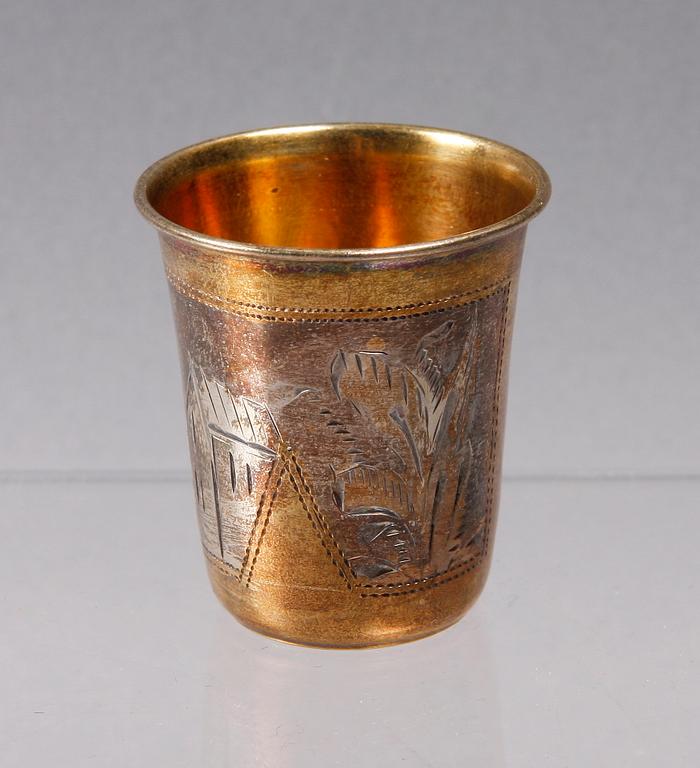 BÄGARE, silver, Ryssland, 1908-17.