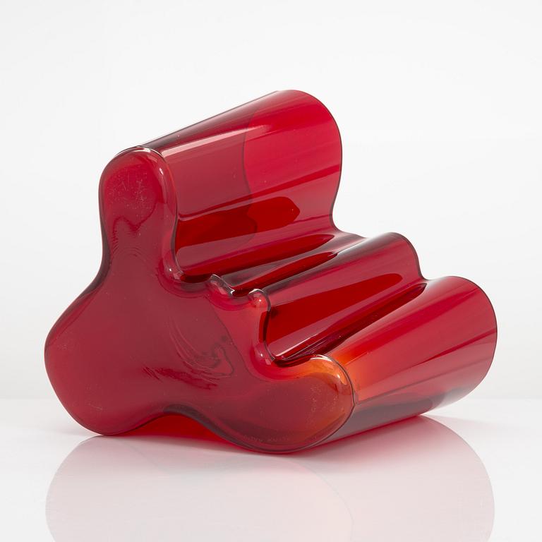 Alvar Aalto, vas, modell 3030, signerad Alvar Aalto Iittala 278/400 1990.