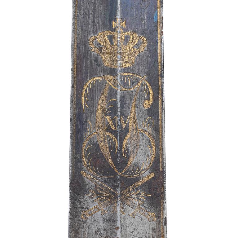 Sword, Sweden, for an infantry officer, early 19th century, with scabbard.