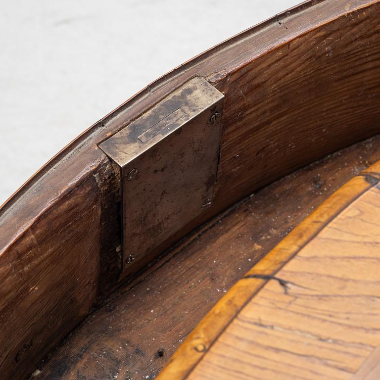 A Swedish rococo parquetry commode, Stockholm, later part of the 18th century.