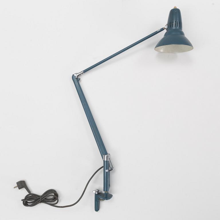 Bordslampa, industrilampa, ASEA, 1900-talets mitt.