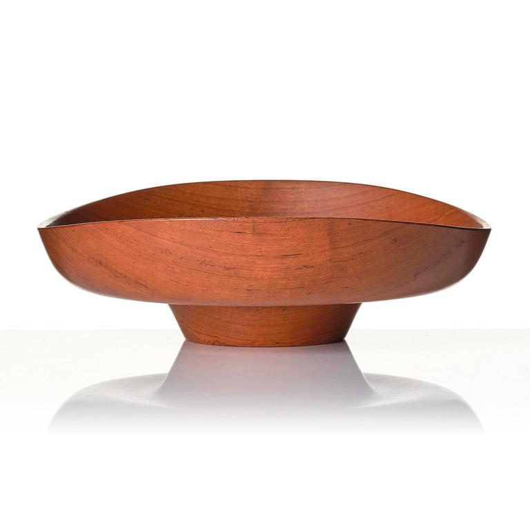 Finn Juhl, a teak bowl, Kay Bojesen, Denmark.