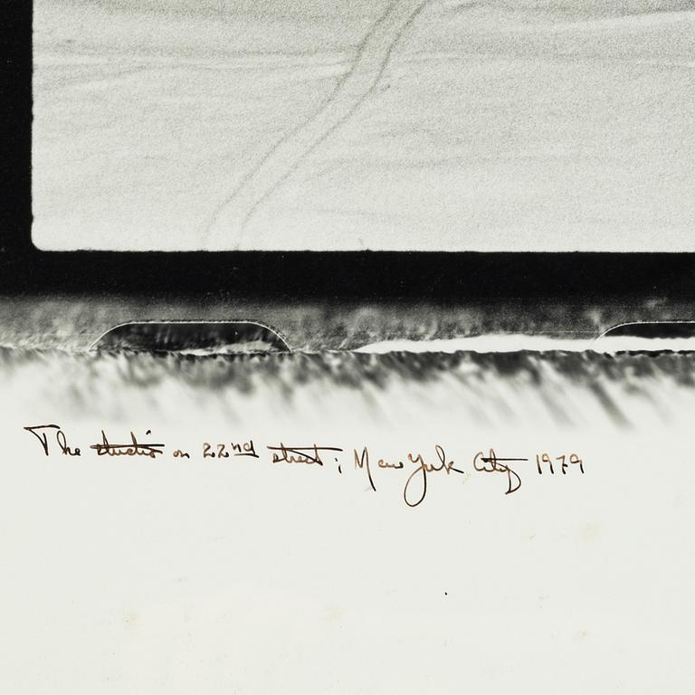 Martin Hugo Maximillian Schrieber, "Madonna and Hugo, my cat... playning Spinx..." 1979.