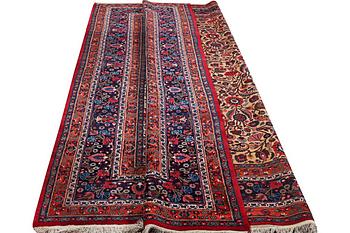 A carpet, antique, Birjand, signed Marghobi, c. 393 x 288 cm.