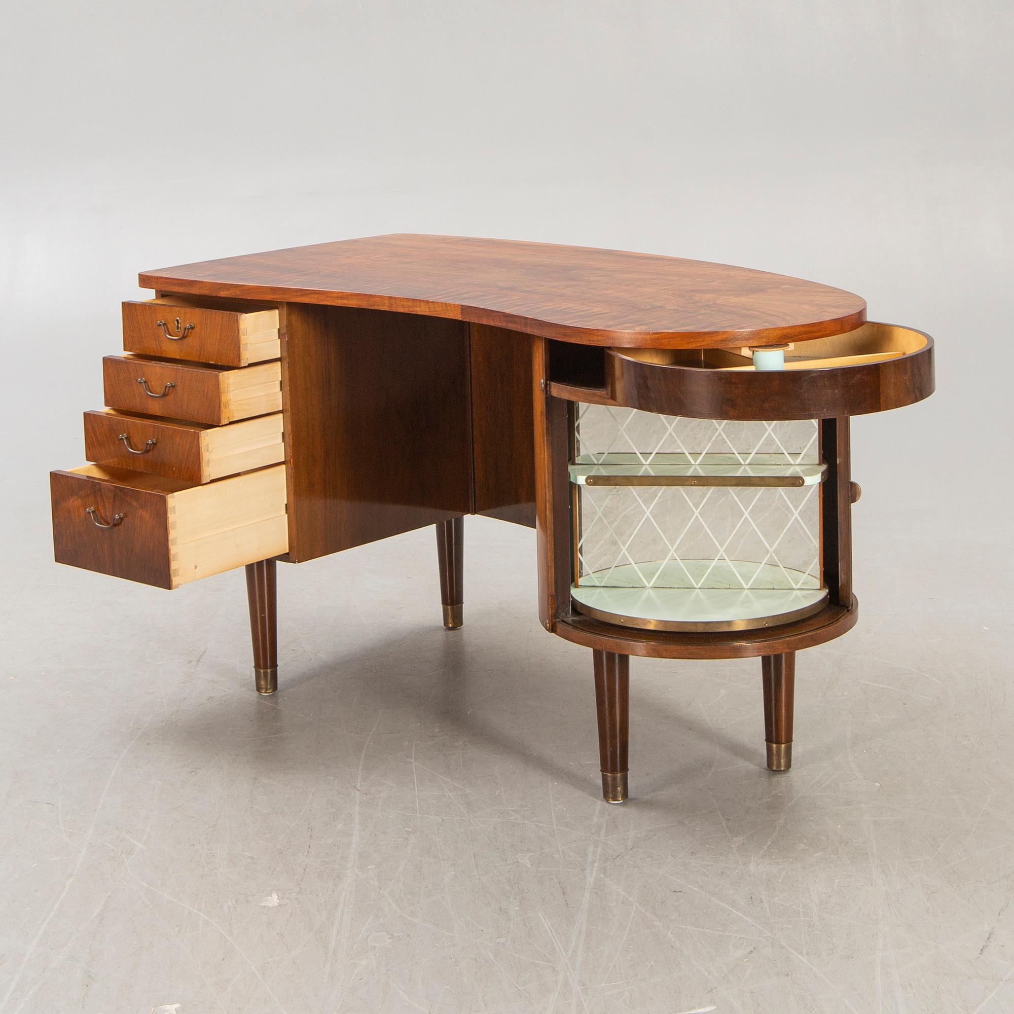 Kai Kristiansen,  skrivbord "Kidney 54", för FM Furniture, Feldballe Danmark.