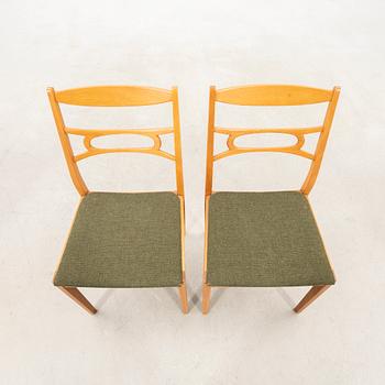 Chairs, 4 pcs, 1950s/60s.