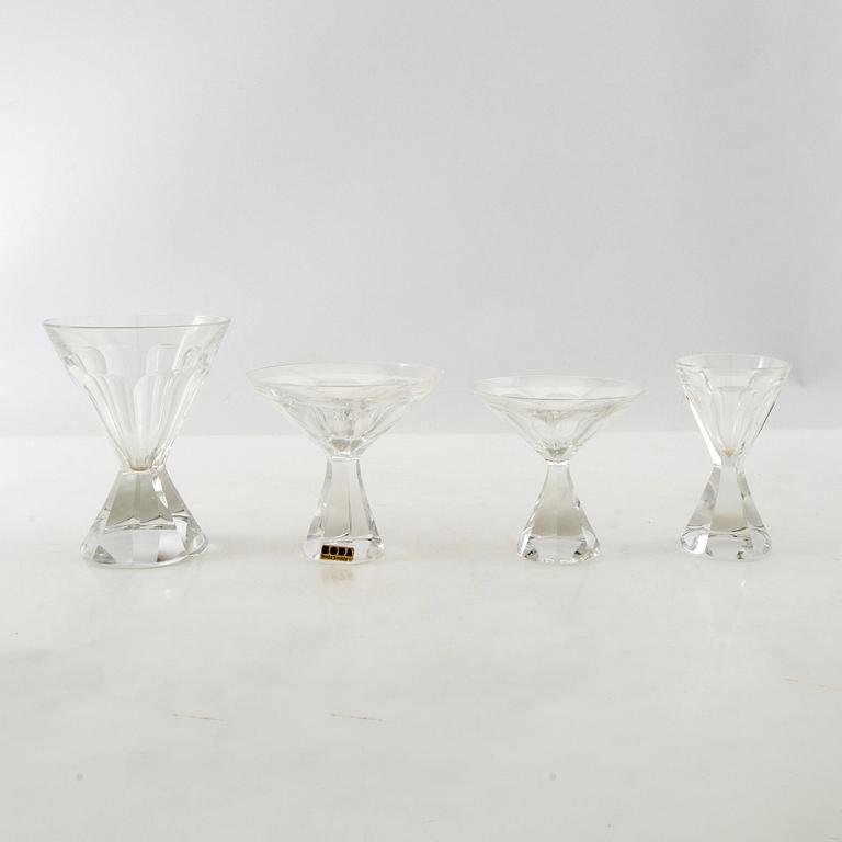 Service 39 pcs, Kosta Boda mid/second half of the 20th century.