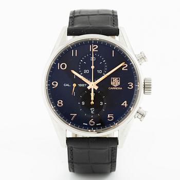 Tag Heuer, Carrera, chronograph, wristwatch, 43 mm.