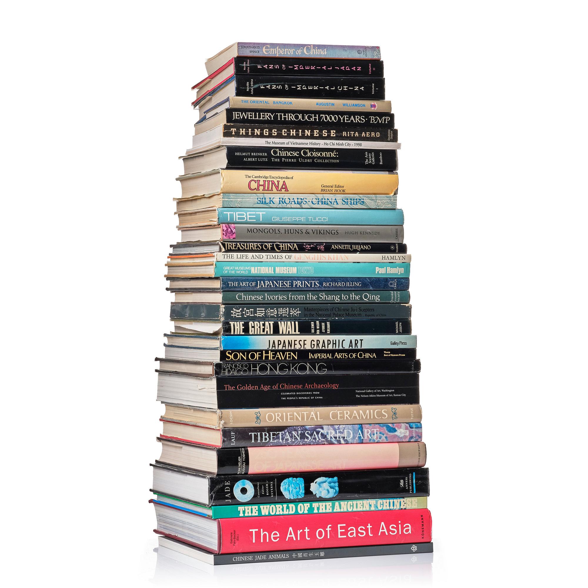 Samlarens bibliotek över asiatisk konst och konsthantverk, del 1, 29 stycken.