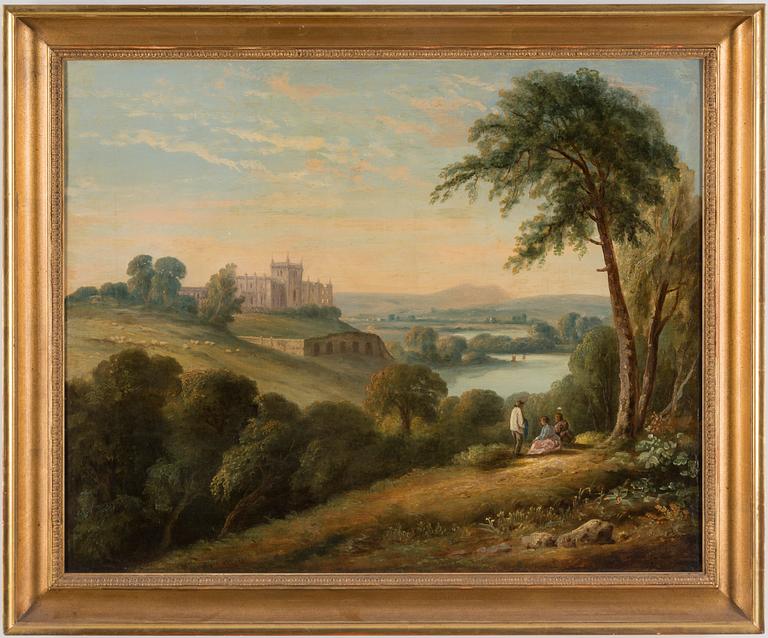 An unknown 19th century artist, relined canvas.