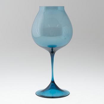 NILS LANDBERG glas, 3 st, Orrefors, 1900-talets andra hälft.