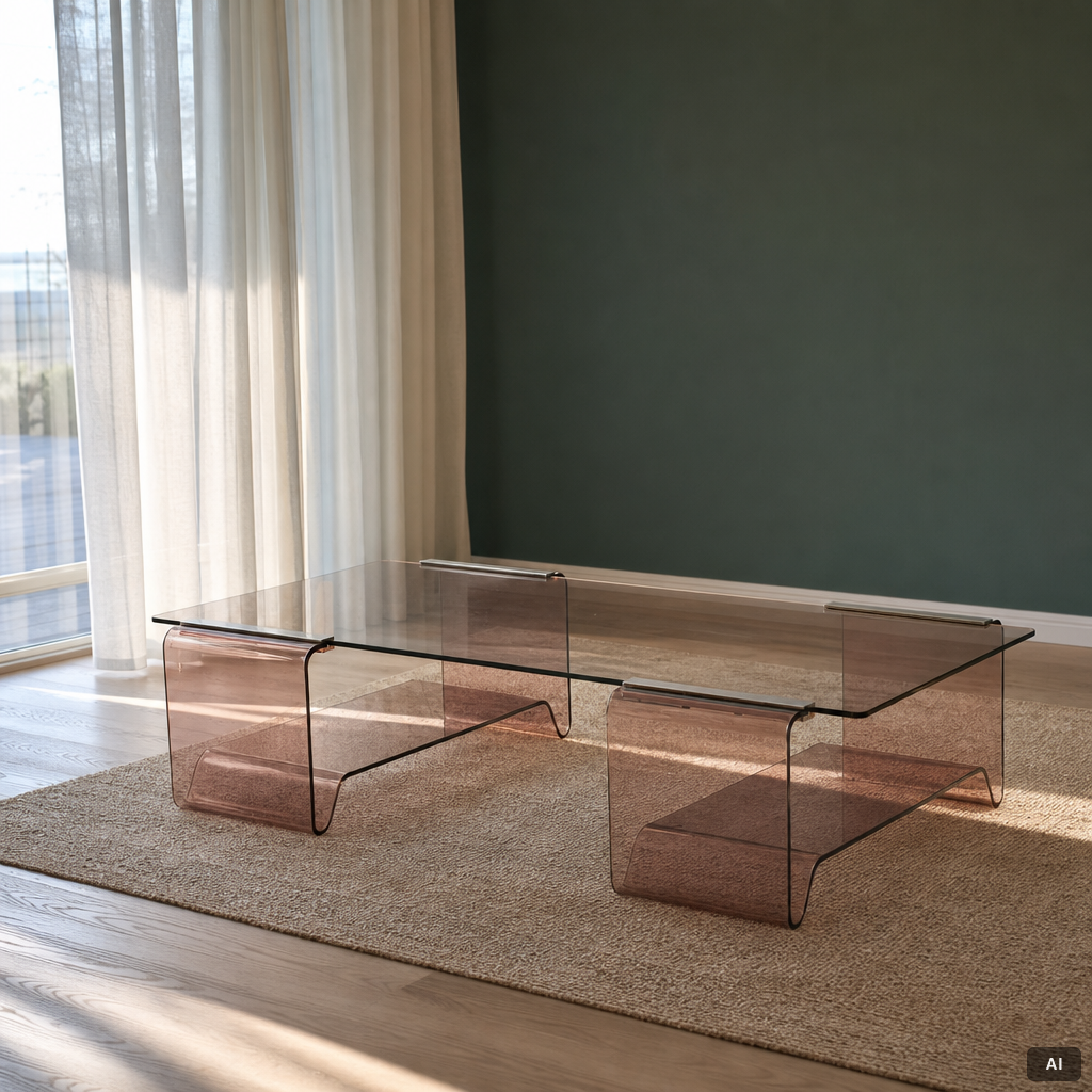 Michel Dumas, soffbord, Roche Bobois, Frankrike, 1970-tal.