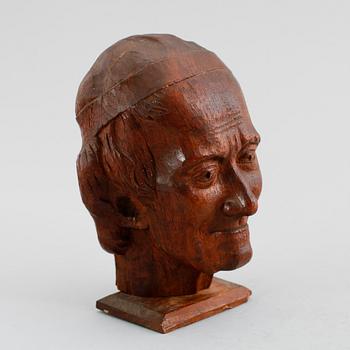 SKULPTUR, skuret trä, 1900-talets första hälft.