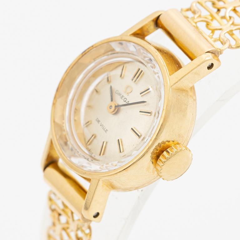 Omega, De Ville, wristwatch, 17 mm.
