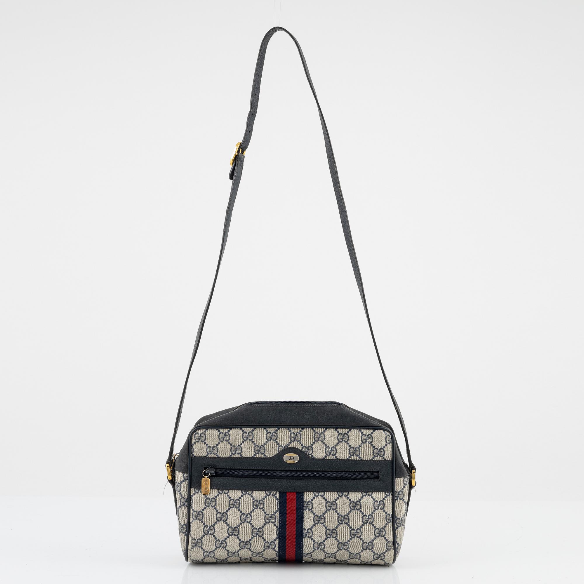 Gucci, monogram canvas, vintage bag.