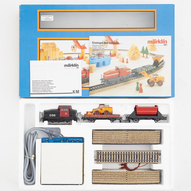 Märklin, three train sets, gauge H0, model nr 3231, 0984 and 0987.