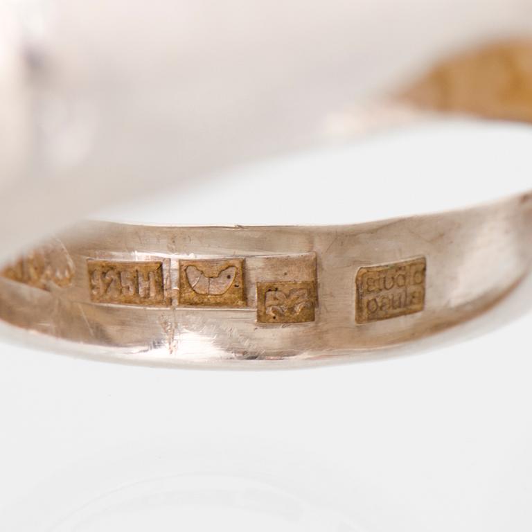 PAULA HÄIVÄOJA, RING, silver. Helsingfors 1970.