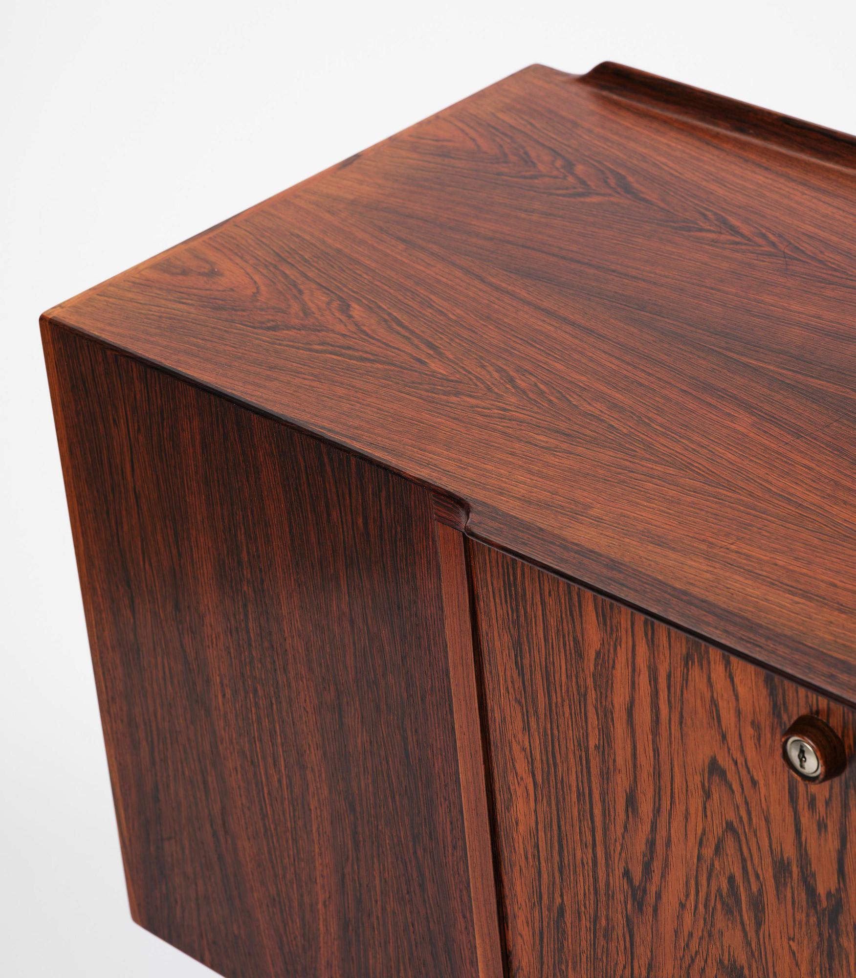 Arne Vodder, a rosewood sideboard model "209", Sibast Møbler, Denmark, 1970.