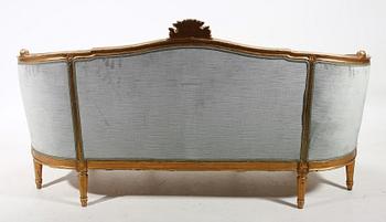 SALONGSGRUPP, 3 delar, gustaviansk stil, Löfmark Stockholm, 1916.