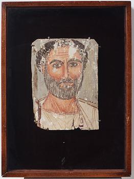 Del av kista, Egypten, Romersk period ca år 126-251 e Kr.