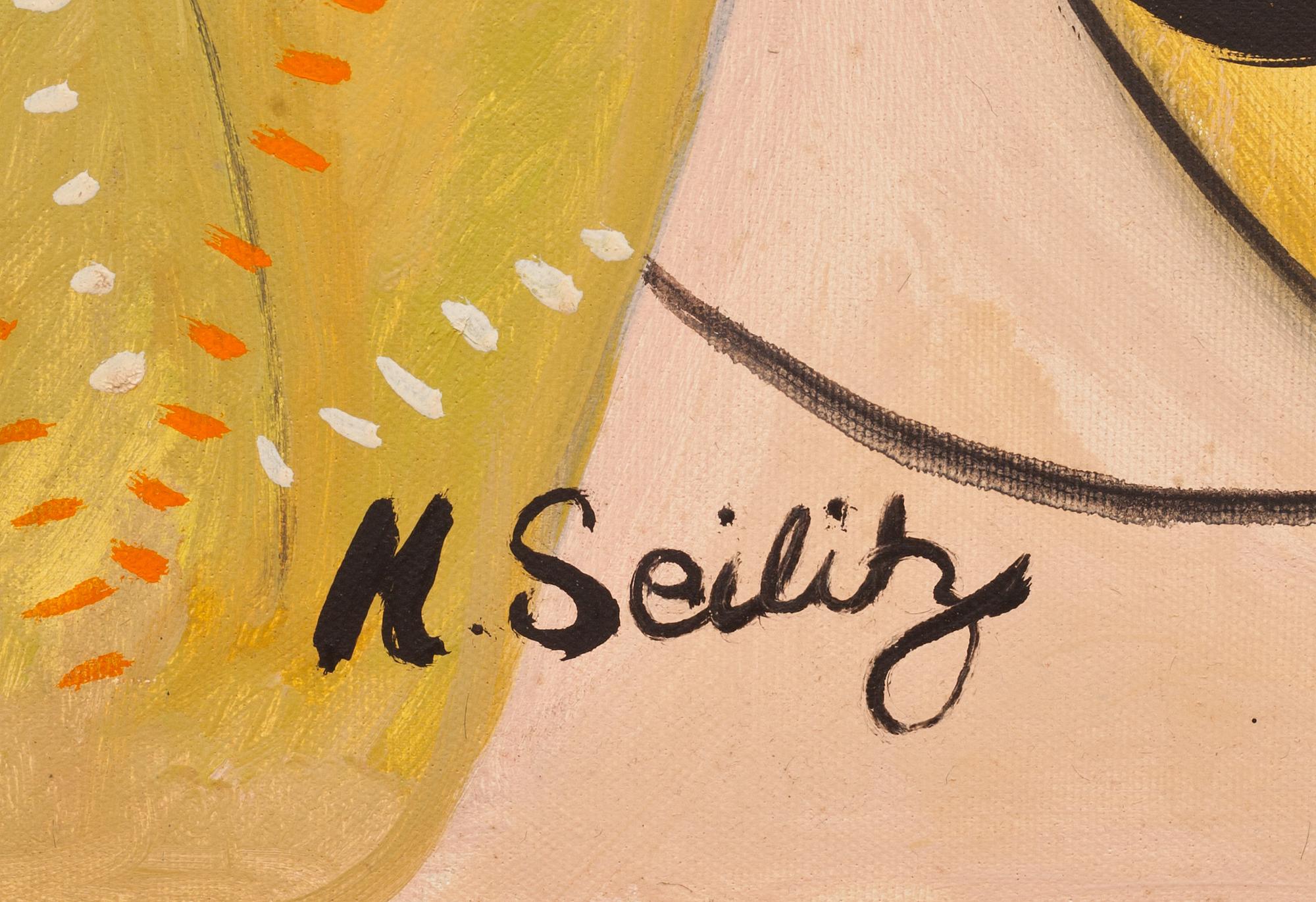 MONA SEILITZ, olja på duk, signerad.