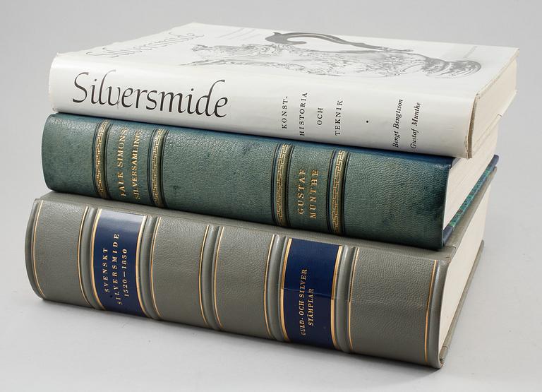 BÖCKER, 3 st, silver, 1900-tal.