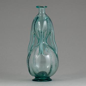 KLUCKAFLASKA, glas, 1800-tal.