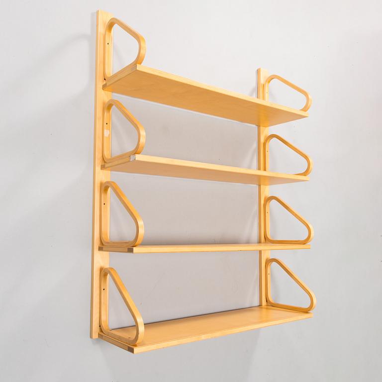 Alvar Aalto, seinähylly, 112B-4, Artek 1900-luvun loppu.