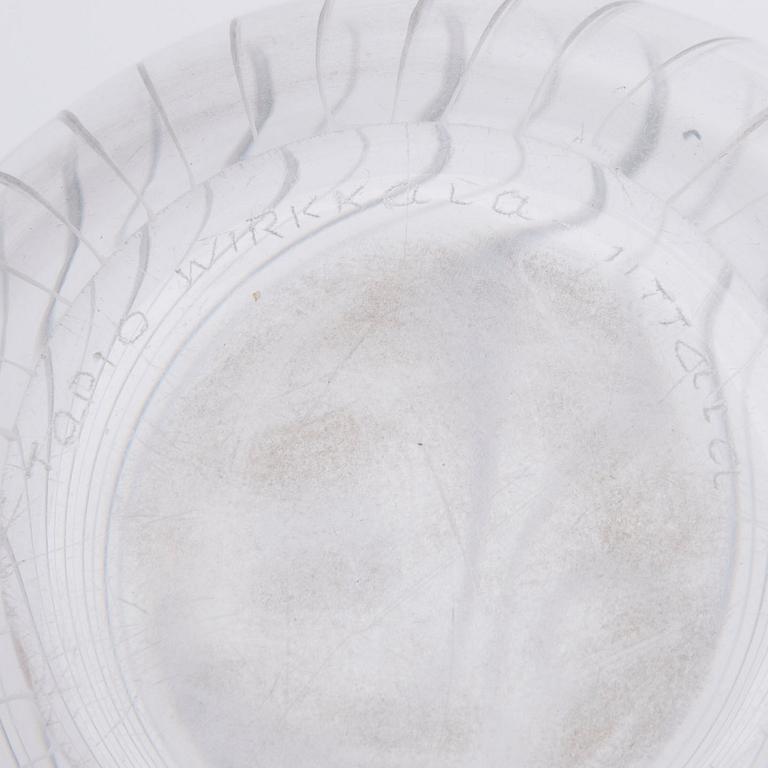 VASER, 2 st glas, signerade Tapio Wirkkala Iittala.
